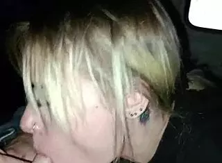 Sexy Young 18+ Girl Sucks Cock At Truck Back In City Center!