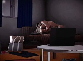 Bu Vahşi 3D Karikatürde Chun-Li'yi Yaramaz Okul Kızı Olarak İstiyorum!