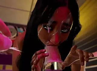 3D VR Porn Busty Brunette Teen 18+ with Big Tits Fucks Hard. Cum in Mouth Teaser!