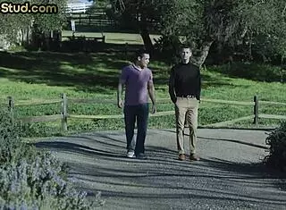 Hairy Stud Barebacked In Foot Fetish Threesome With Twinks