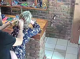 Cute Babe Caught Masturbating While Watching Husband Cheat