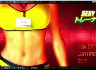 How much stamina does sexy trainer Shoko Sugimoto have for monster cocks? Episode 5! 😈🍆