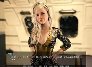 sex with hot teen on spaceship in alien hentai game