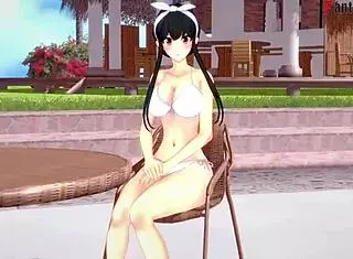 Yor Forger Bikini Pool Sex POV Spying!