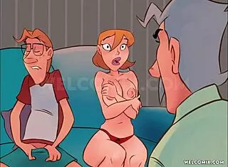 Famous Porn Animation Best Moments: Naughty Home 10 to 14