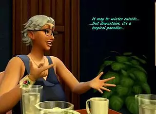 Anime shemale threesome in Sims 4 😜