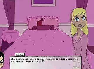 kitten the unfaithful whore breaks starfire's tight ass with a beastly anal while raven waits to get fucked in 18titans chapter 3