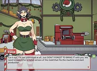 Boss Reveals Huge Cock In Claus Secret Surprise Xmas Hentai Ep 4