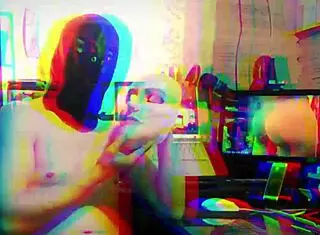 Gay Masked Diva Del Sexo Crossdresses as Transformer