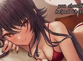 hey, wanna stroke to anime feet joi with hu tao femdom edging?