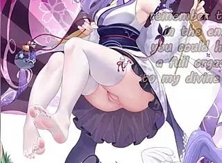 hey, wanna stroke to anime feet joi with hu tao femdom edging?