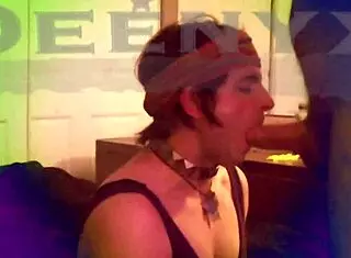 deenyx and partner in gay crossdressing fun 😏