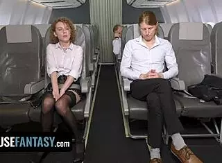 Welcome aboard Freeuse Airlines for a wild stewardess orgy. Enjoy the fantasy flight!