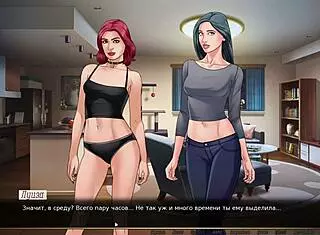 In this complete gameplay of our red string part 4, the character dances nude. She reveals her big tits and ass.