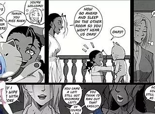 girls night out turns into futanari fun in hentai anime