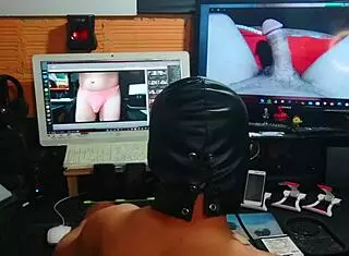 Gay Masked Diva Del Sexo Crossdresses as Transformer