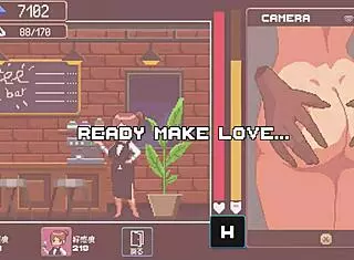 Claroro and the lucky delivery person play the game.