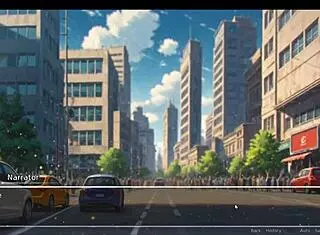 horny girlfriend rips shirt in romance hentai game episode