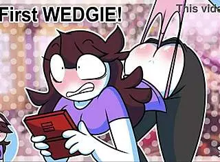 i love this cartoon girl wedgie compilation 2 with all the fun