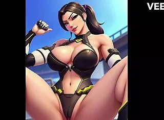 Overwatch Inspired Babes In Hentai Anime