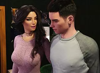 I explore big tits in being a dik 304