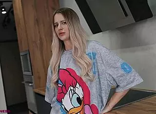 stepsister, skip coffee, morning sex cheers you up better