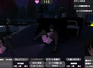 serika exposes herself discreetly in naked coat outdoor masturbation