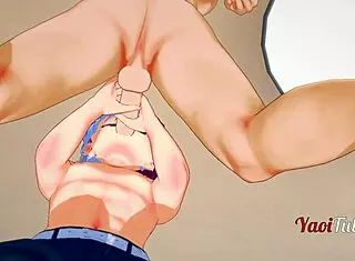 boku no hero yaoi - todoroki shoto blowjobs bakugou katsuki and cums in his mouth