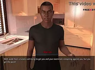 dreams of desire - alex watching his landlady's nude yoga poses