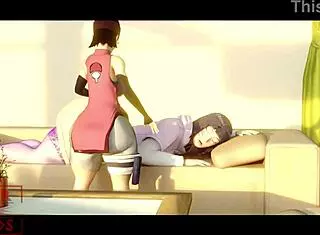 Hinata Sleeps Through Intense Action by Hforgods