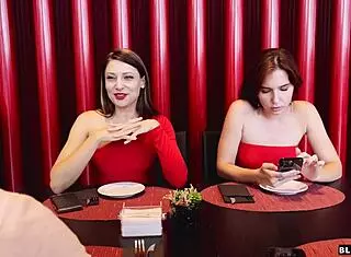 hey, they took her hard after her friend left!