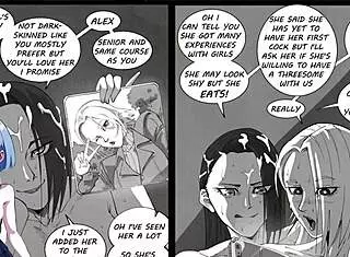 girls night out turns into futanari fun in hentai anime