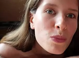 I look into your eyes as I suck your dick and balls, waiting for you to cum in my mouth