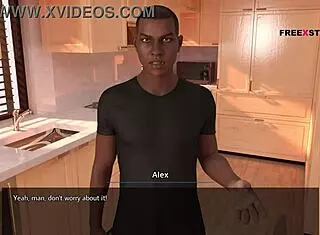 dreams of desire - alex watching his landlady's nude yoga poses