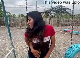 Public Park Threesome With Old Man And Busty Young Women