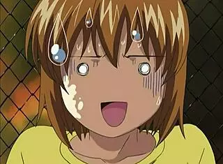 Her feet tease that cock in hentai