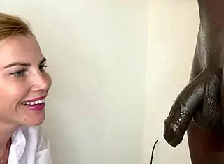 this petite blonde nurse gets kinky with extreme cock shaving up close. raw male care exposed.