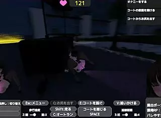 serika exposes herself discreetly in naked coat outdoor masturbation