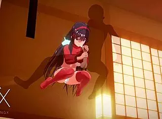 THIS ANIME HENTAI GAME HAS SEX IN VARIOUS POSITIONS AND BLOWJOB!