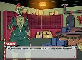 Boss Reveals Huge Cock In Claus Secret Surprise Xmas Hentai Ep 4