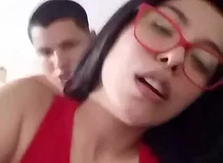 Babysitter gets drilled during her live webcam broadcast, unexpected twist