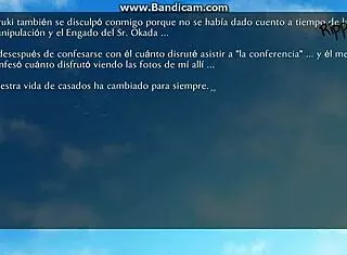 Wife dominated by father-in-law in final gameplay, pregnant and old, cuckold scene!