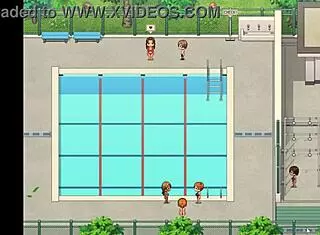 Hentai Game Countryside Part 12: Instructor Blowjob And Fairy's Huge Ass In Bathroom