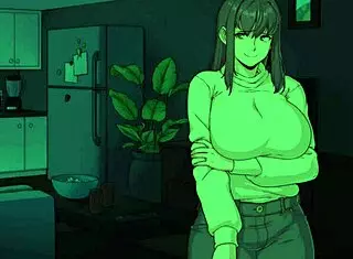 Chloe Watches Amy Masturbate Her Futa Cock