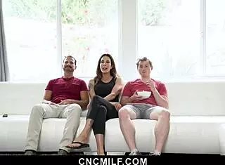 Hot MILF Fulfills Her Family's Every Need with Hardcore Riding and Blowjobs