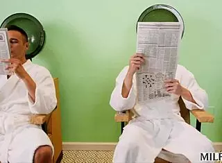 Redhead Audrey Hollander Goes Airtight with Double Action in Milfy Debut