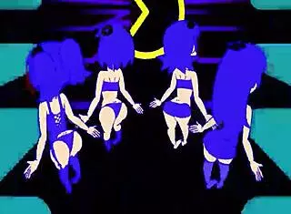 Pacman ghost girls dance so horny in phases 😈💃