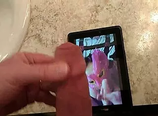 Overwhelmed by passion in this tribute to nympho2225 with cum and blowjob under mask