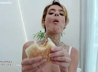 Russah fucks 5 big studs with blowjobs, anal, DAP, puking, and piss drinking in P-Sluts Vol 73