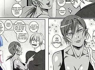 Mangagamer's girls night out in animated hentai style